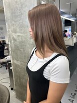 キング(K!ng)&nbsp;縮毛矯正髪質改善ハイライトレイヤーカット楠葉美容室エクステ