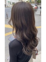アオゾラヘアーカミノウラ(AOZORA HAIR kaminoura)&nbsp;ナチュラルハイライトグレージュ