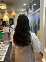ヘアーワークス ボナ(HAIR WORKS bona.) ナチュラル×アクセントカラーでおしゃれウェーブ