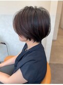 艶感×立体感ショートボブ　【kalon 柏の葉キャンパス　安藤渉】