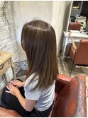 明るい白髪染め＋ハイライト