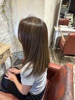 アトリエルタン(atelier Le Temps)&nbsp;明るい白髪染め＋ハイライト