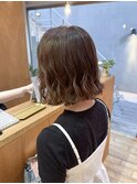 ボブパーマ／外はねボブ