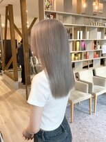 アヴァンス ジェイアール和歌山店(AVANCE.)&nbsp;派手髪×ハイトーン×ミルクティーベージュ