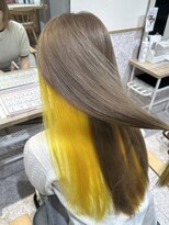 ゼストソエル(ZEST soell)&nbsp;インナーカラー ビビッドイエロー