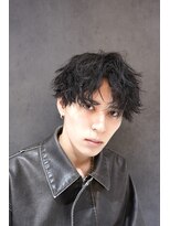 ニコ トウキョウ ロジック(nico TOKYO Logic)&nbsp;メンズセンターパートツイストスパイラルパーマ