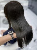 ラルム 新宿(LARME SHINJUKU)&nbsp;☆６トーン黒染めなしオリーブグレージュ☆新宿/韓国ヘア