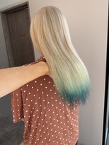 ポノ(po_no)&nbsp;裾カラー/グリーン系