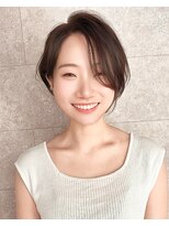 コピュラ コピュラカワゴエ(COPULA)&nbsp;暗めカラーグランマッシュデザインカラーフェイスフレーミング