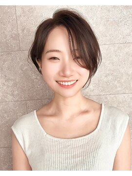 コピュラ コピュラカワゴエ(COPULA) 暗めカラーグランマッシュデザインカラーフェイスフレーミング