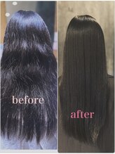 ダメージ最小限×オーダーメイド処方で叶える髪質改善ストレートが得意◇