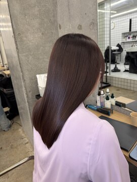 Ribbon Straight×艶感美容液care【表参道/縮毛矯正】