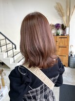 ノア(noa.)&nbsp;フルハイライト×ピンクベージュ