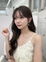 エヌアイ オモテサンドウ(ni omotesando) 顔周りカット/ベージュ/韓国レイヤーカット 上野