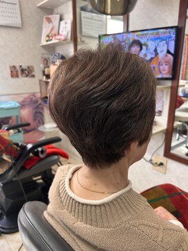 サロン ド シルク 30代40代50代ショートボブショートカットウルフレイヤー