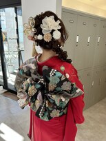 ケンジ 湘南台(KENJE)&nbsp;着物にも！編み下ろしヘア