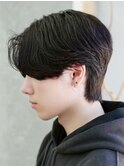 小顔補正ニュアンス栄無造作センターパート