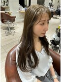 【久留米】 シフォンベージュカラー/レイヤーカット/30代/40代
