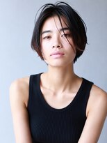 フリップビーアヴェダ(FLIP B AVEDA)&nbsp;ショートボブ×ハンサムショート×センターパート