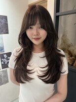エトワ 中央店(etoi) 大分ハッシュカット胸上鎖骨下ミディアムレイヤースタイルかるめ