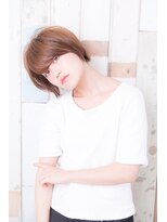 ヘアーズ ロッソ テラス(hair's ROSSO TERRACE)&nbsp;[鶴見]さら艶マニッシュショートナチュラルボブ☆[30代40代50代]