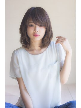 ラフ フロム ガーデン(Laf from GARDEN) 寺尾拓巳　大人かわいいラベージュくびれヘアミディアムボブ