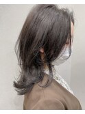 [CAMON. ]#グレージュ#くびれヘア#センターパート