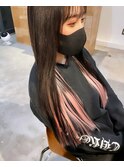 黒×ピンクエクステ/上野/御徒町/湯島/秋葉原/ホワイトピンク