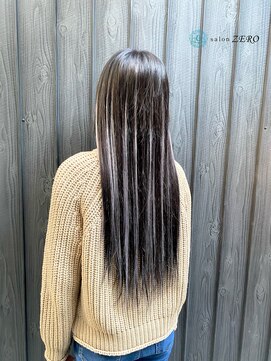 ヘアメイクサロン ゼロ(ZERO) 黒×シルバー、グレーは相性バツグン★！！！