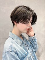 トルネード(TORNADO) 大人ショート 前下がり ハンサム 前髪なし ジェンダーレス K1208
