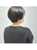 ネイビーグレー/ステップボーンカット/20代30代40代