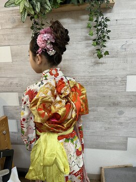 ロカット サロン(Roquat Salon) 七五三7歳着付けヘアセット【七五三/立川/立川南/浴衣/立川南】