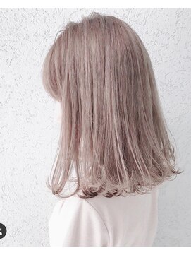 ベレーザ 渋谷(BELEZA) 4204ミルクティーアッシュハイトーンカラー艶髪グレーベージュ