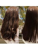 ムーン(moon)&nbsp;髪質改善ストレートケアの変化