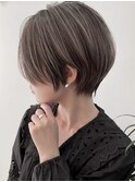 20代30代40代50代耳かけショート前髪なしハンサムショートカット