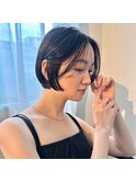 前上がりボブ