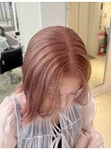 sheer pink.