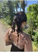 お呼ばれアレンジ