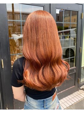 ヘアデザイン プティパ(Hair Design petit-pas) 夏おすすめオレンジベージュカラー♪