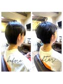 オシャレな美人ショート