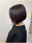 結べるボブ×艶カラー