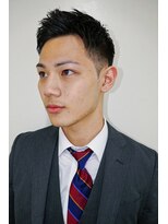 メリケンバーバーショップ トーキョー(MERICAN BARBERSHOP TYO)&nbsp;メンズカットアップバングスパイキーショートスキンフェード