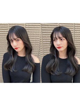 【北千住駅西口】《カット+カラー\5400～》アレンジ自由自在の似合わせカットで小顔効果抜群◎[elu北千住]