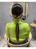 【mii】ヘアアレンジローポニー