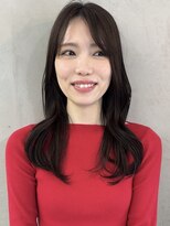 スミス 上野(smith) ミディアムレイヤー姫カットナチュラルカラー