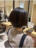ふんわり束感ショート