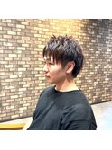 王道ツーブロックショートレイヤー