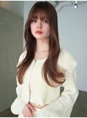 ANGELICA ゆる巻きロング フォギーブラウン