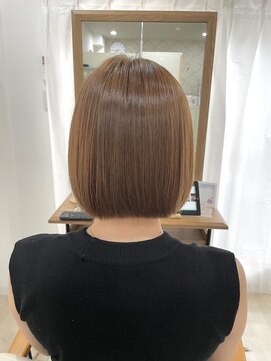 美髪専門サロン バイ マイル(美髪専門サロン by mile) 乾かすだけでまとまるボブ【縮毛矯正】