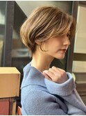 大人可愛い20代30代40代小顔ひし形大人ショート